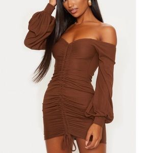 PLT Brown Mini Dress